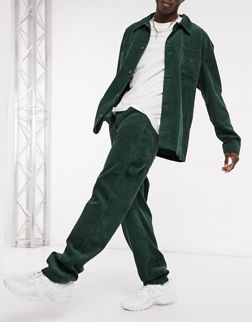 Karl Kani corduroy trousers in green