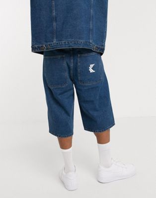 karl kani jean shorts