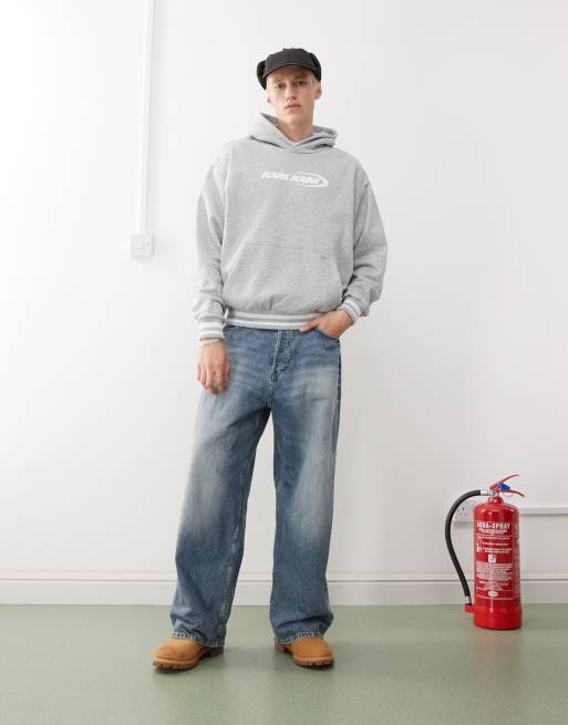 Karl Kani - Ellipse - Hoodie met logo in grijs, 2 van 4