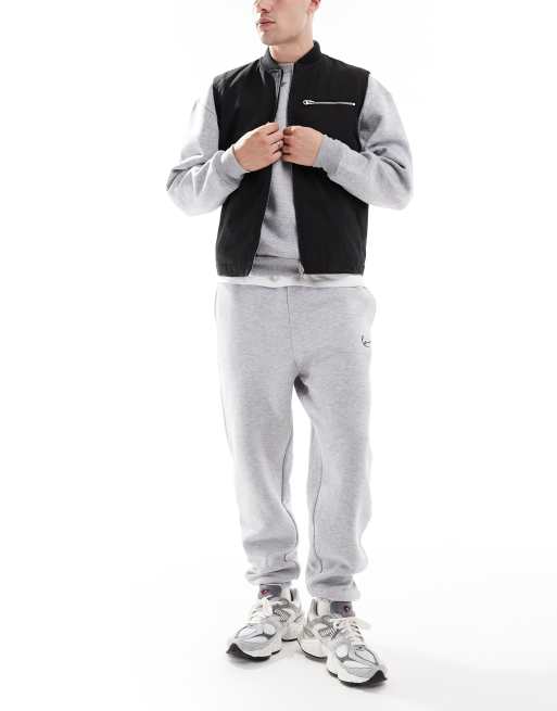 Karl Kani essentials relaxed fit cuffed trackies in ash grey (part of a set), 4 of 5