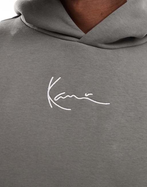 Karl Kani - Essentials - Signature - Hoodie met logo in grijs, 3 van 4