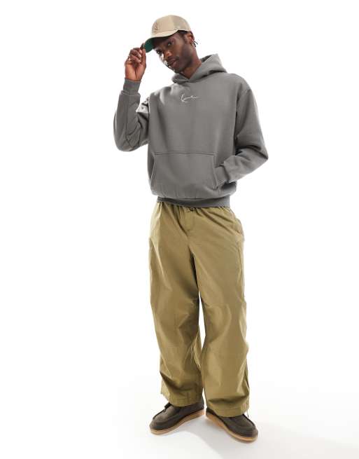 Karl Kani - Essentials - Signature - Hoodie met logo in grijs, 4 van 4
