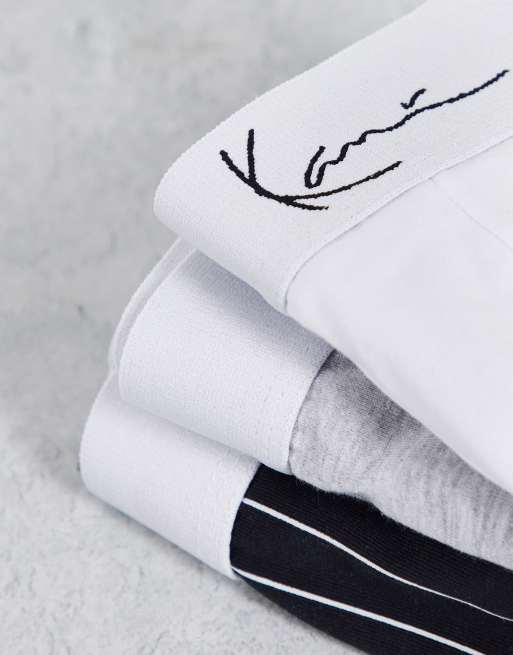 Karl Kani – Flerfärgade boxershorts med liten logga, 3-pack, 4 av 4