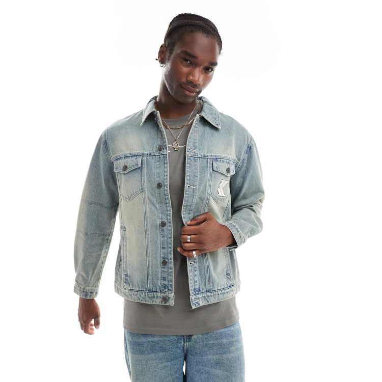 Giacca denim imbottita on sale