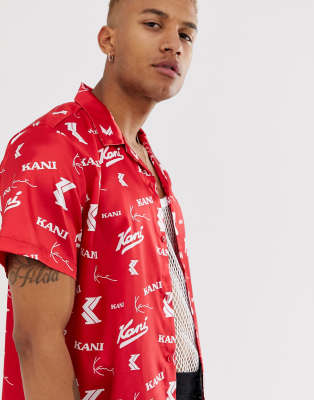 karl kani red shirt