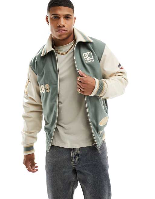 Karl kani bomber jacket best sale