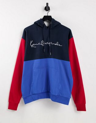 Karl Kani originals block hoodie in multi