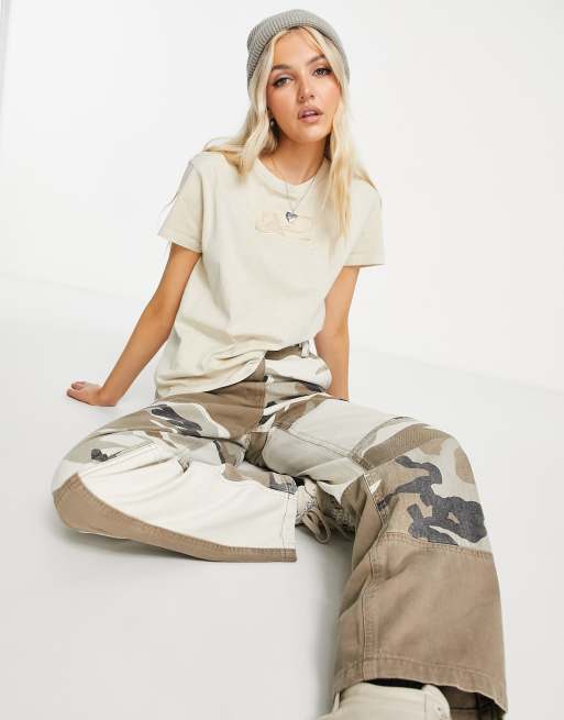 Karl Kani - Oversized t-shirt met wassing en logopatch