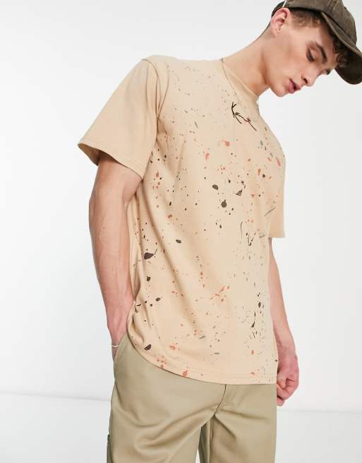 Off white paint 2025 splatter t shirt