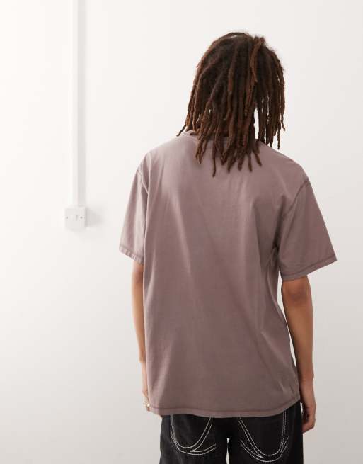  Karl Kani retro logo t-shirt in taupe