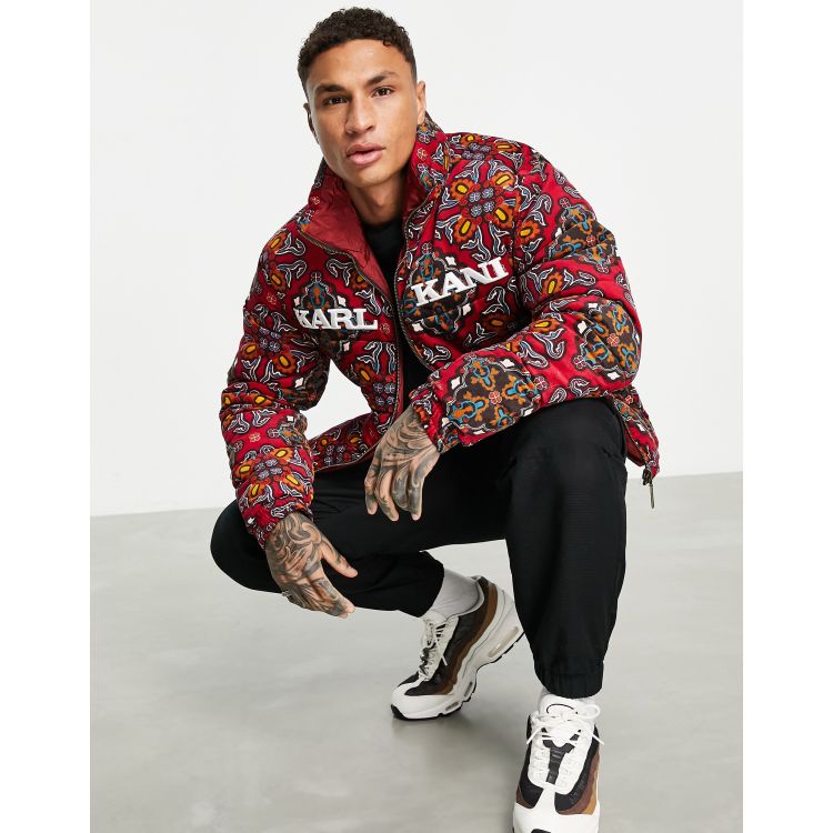 Karl kani reversible puffer jacket on sale