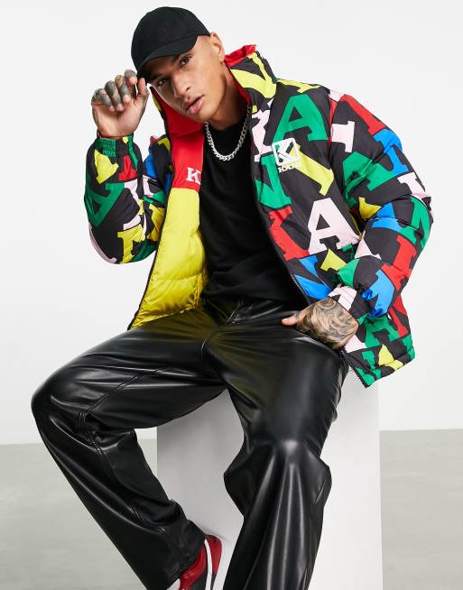 Karl kani reversible store puffer jacket