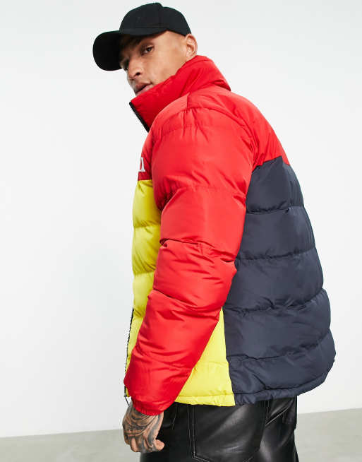 Karl Kani retro reversible puffer jacket in multi, 3 of 4