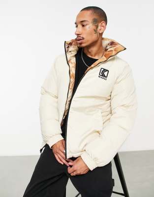 karl kani reversible puffer jacket