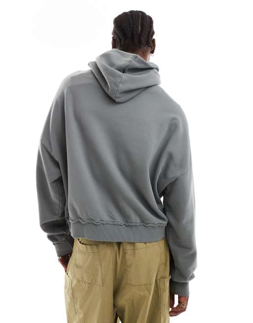 Karl Kani retro sprayed hoodie in grey ASOS