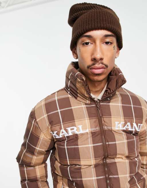 Karl Kani – Retro-Steppjacke zum Wenden in Braun, 4 von 4