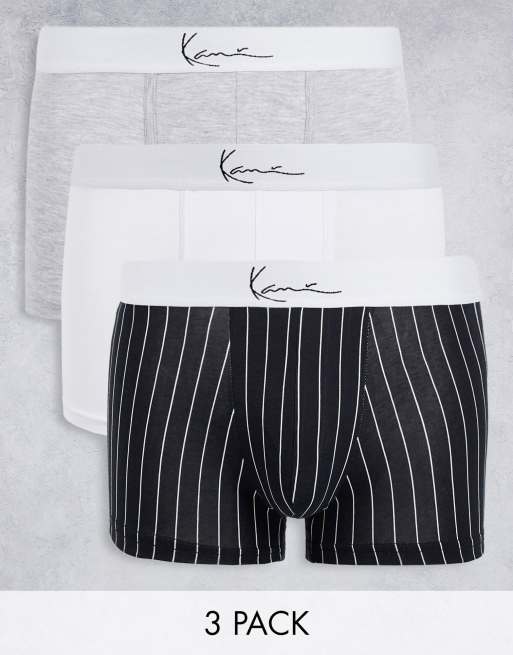 Karl Kani - Set van 3 boxershorts met mini signatuur-logo in multi