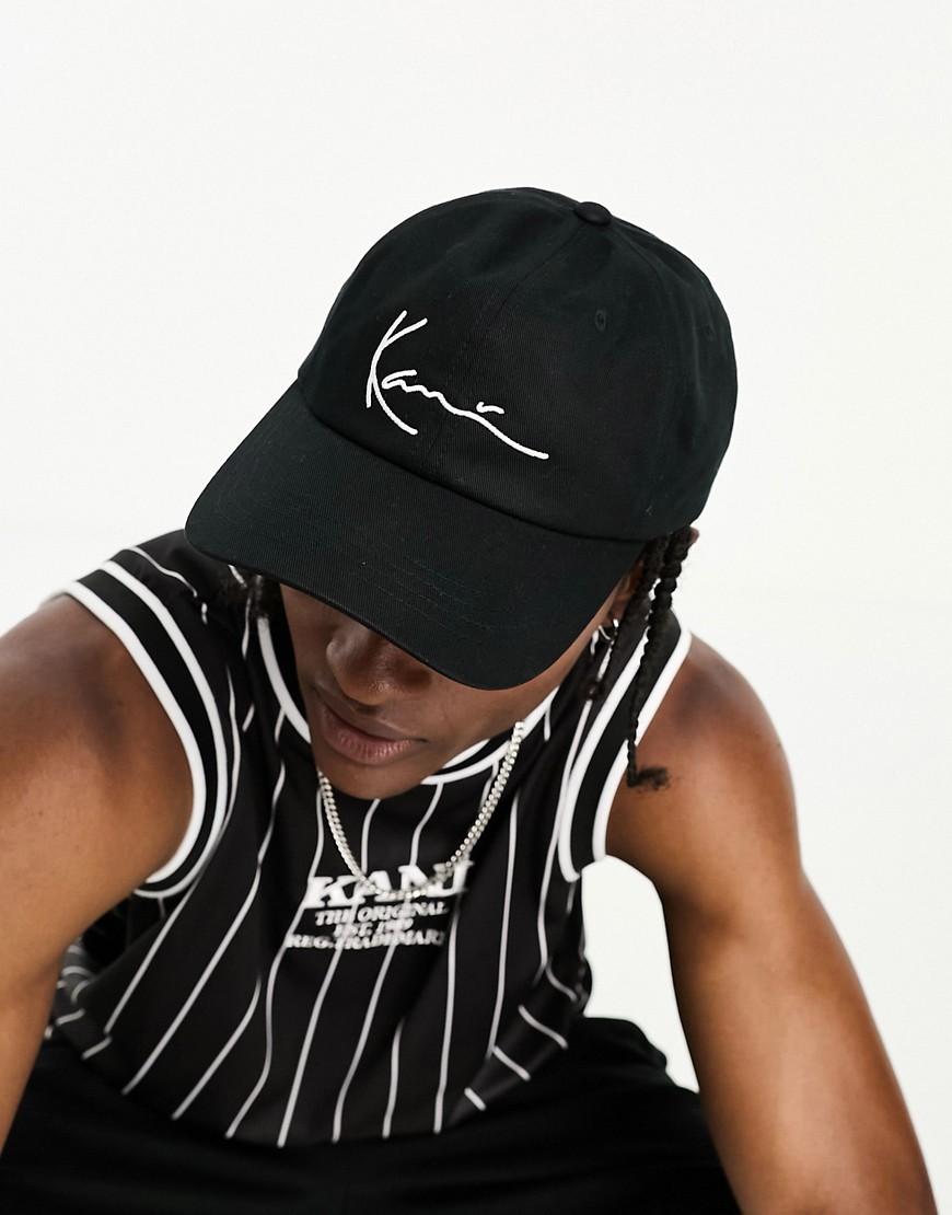Karl Kani signature baseball cap in black