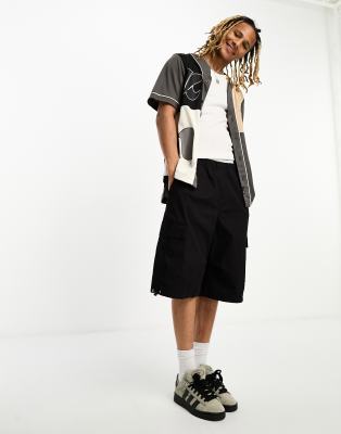 Karl Kani signature block baseball jersey in black | ASOS