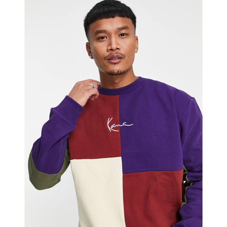 Karl Kani signature block sweatshirt in multi