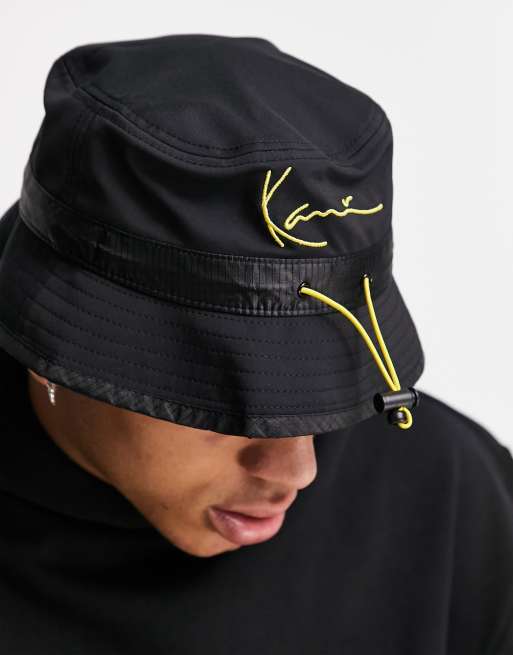 Karl Kani Signature Bucket Hat In Black Asos