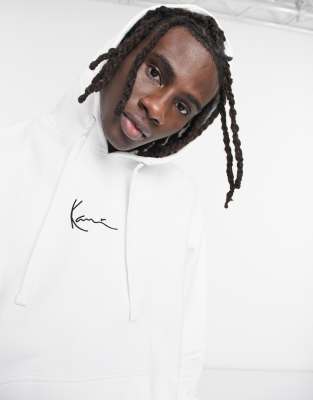 Karl Kani Signature Hoodie In White ModeSens