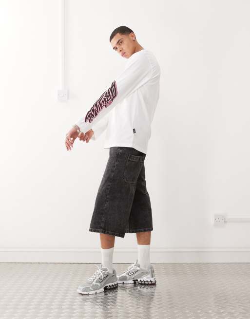 Karl Kani – Signature – Langarm-Shirt in Weiß mit Herz-Grafik-Logo, 2 von 4