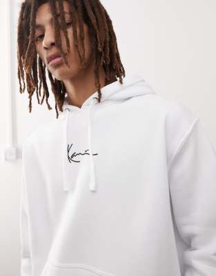 Karl Kani Karl Kani signature logo hoodie in white