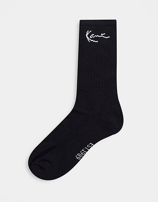 Karl Kani Signature logo socks in black | ASOS