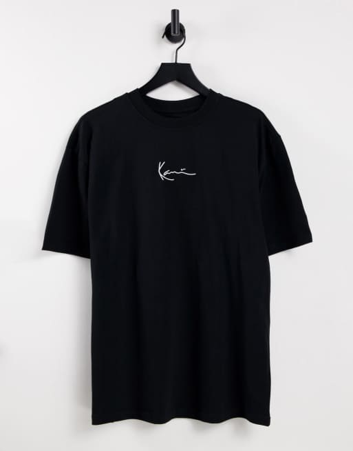 Karl Kani signature logo t shirt in black ASOS