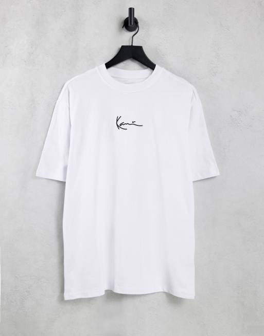 Karl Kani signature logo t shirt in white