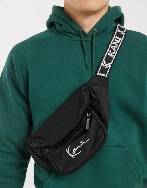 Karl Kani - Signature - Sac ceinture avec logo - Noir