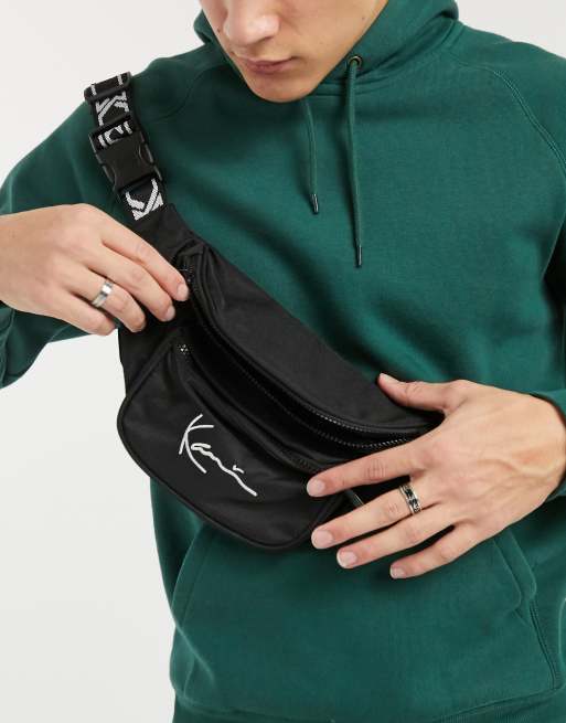 Karl Kani - Signature - Sac ceinture avec logo - Noir, 4 de 4