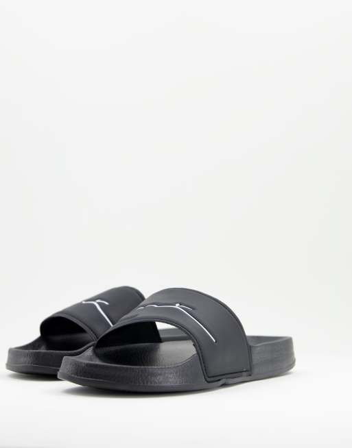 Karl Kani signature slides in black | ASOS