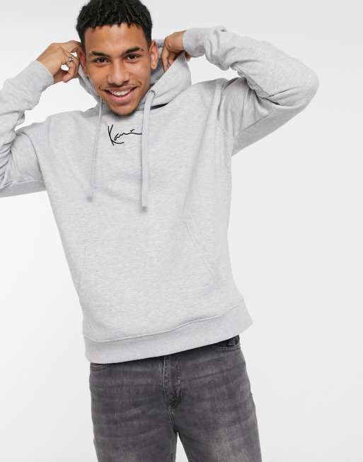 Karl Kani Signature small logo hoodie in grey