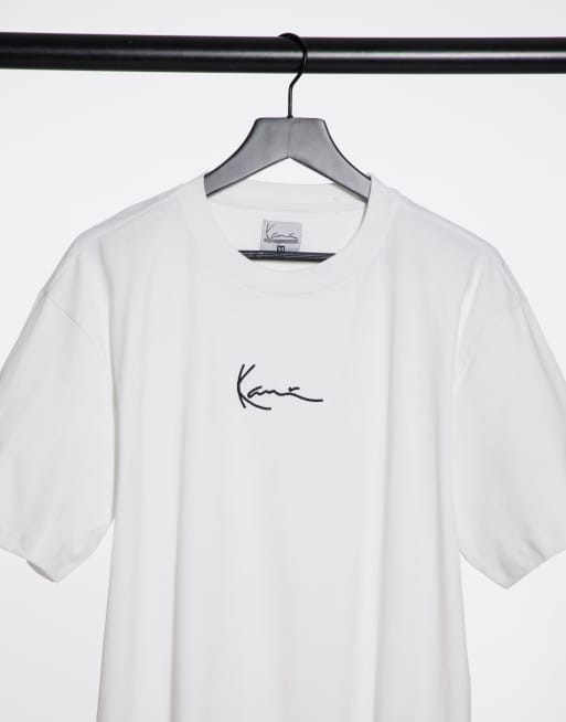 Karl Kani Signature small logo t-shirt in white