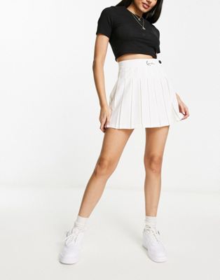 Karl Kani signature tennis skirt in white | ASOS