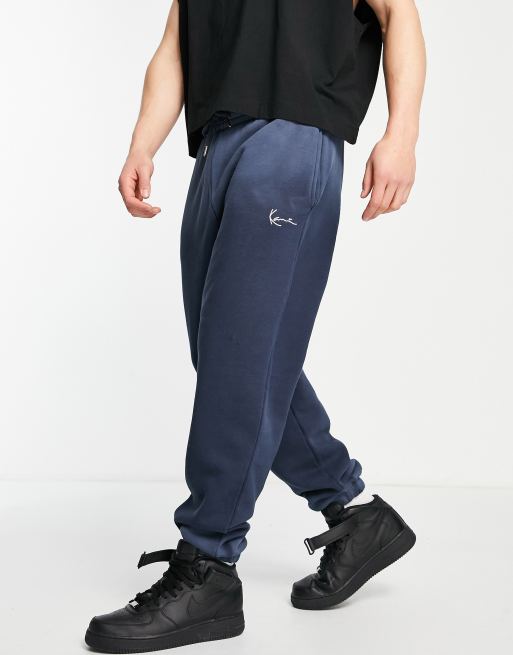 Karl Kani signature trackies in washed purple tie dye (part of a set)