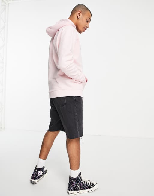 Karl Kani small signature box washed hoodie in rose