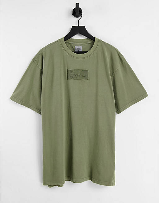 Karl Kani small signature box washed t-shirt in green