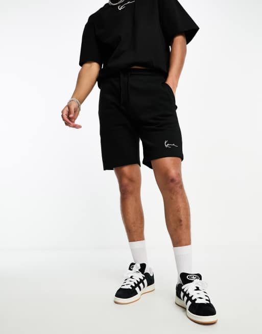 Karl Kani small signature jersey shorts in black (Part of a set)