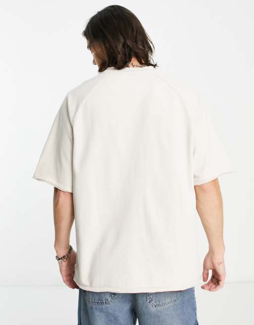 Karl Kani - T-shirt bianca slavata con logo, 2 di 4