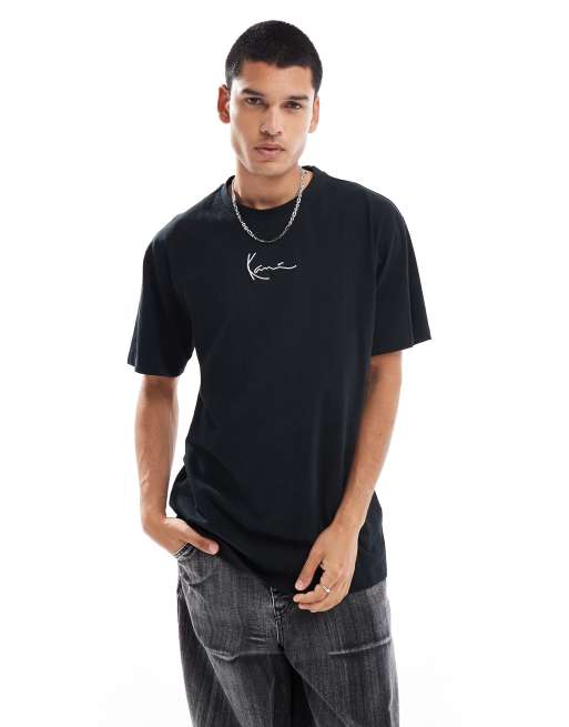Karl Kani - T-shirt met kenmerkend logo in zwart