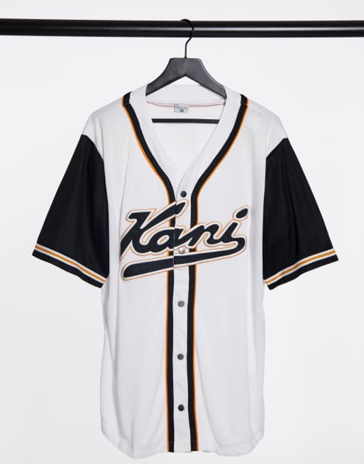 Karl kani sale varsity baseball shirt