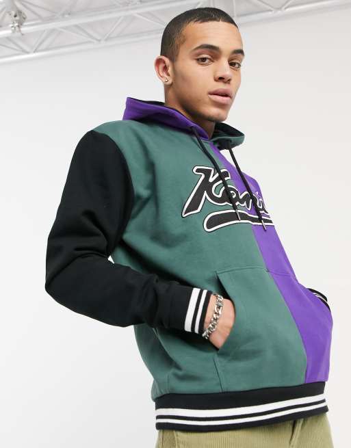 Karl kani 2025 hoodie purple