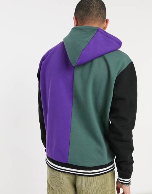 Green and 2025 purple hoodie