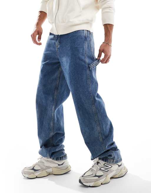 Karl Kani – Vintagetvättade arbetsjeans i baggy retrostil