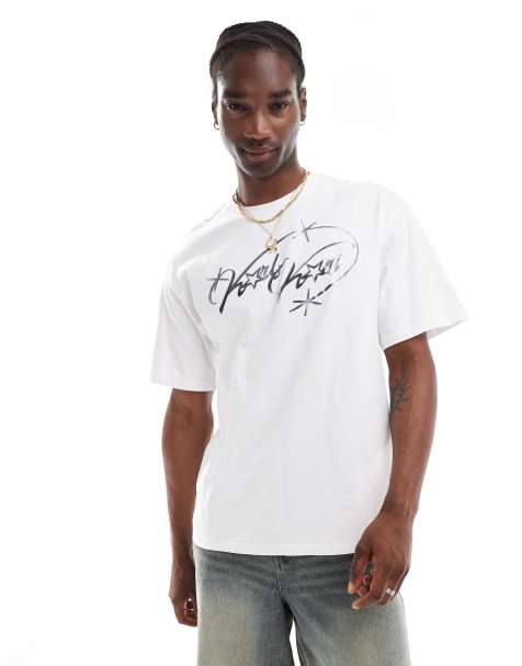 Karl Kani – Vit t-shirt med stjärnlogga - view 1