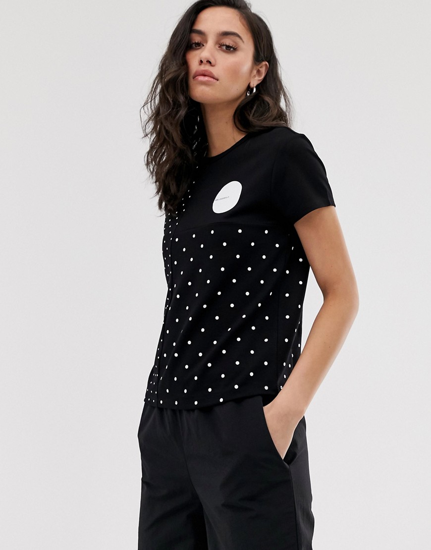 Karl Lagerfeld - Dots punto - T-shirt-Zwart
