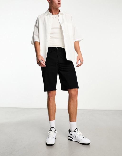 Shop Karl Lagerfeld Bi-color Long Sleeves Plain Party Style Shirt